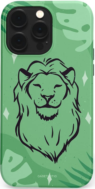 Casetastic hoesje geschikt voor Apple iPhone 14 Pro Max - MagSafe - Dubbellaagse bescherming - Trots in de jungle - Fashion Case - Mintgroen