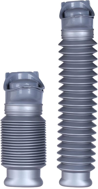 Dailygoods- Urinoir draagbaar 750 ml - Opvouwbare plasfles - Lichtgewicht - Ruimtebesparend - Herbruikbaar - Geschikt voor volwassenen/kinderen