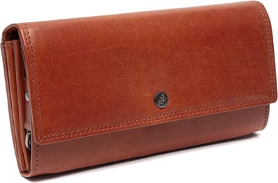 The Chesterfield Brand Leren Portemonnee Rivalto Wallet Cognac Bruine