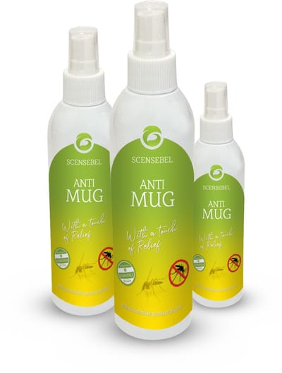 Scensebel - Anti-Mug- Interieurspray - seizoensspray – with a touch of Relief - 250ml