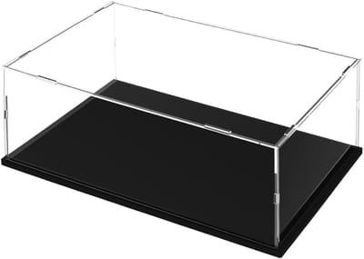 Acryl vitrinekast 35 x 25 x 15 cm, transparante displaybox voor verzamelobjecten, speelgoed en sieraden