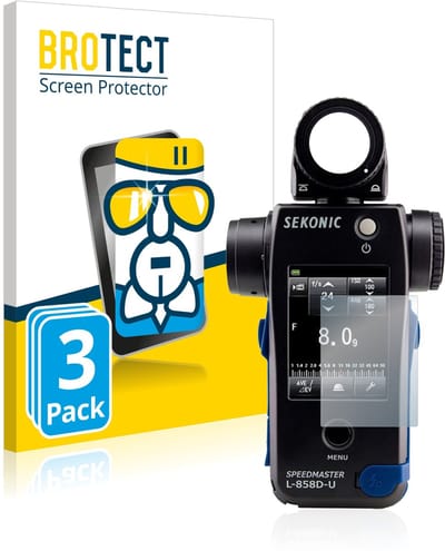 Screenprotector 3 Stuks voor Sekonic L858D Beschermglas transparant
