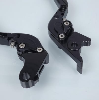 Levier frein droit Myra pour Moto Honda 125 Z Monkey 2018 à 2022 alu CNC noir / paire Neuf