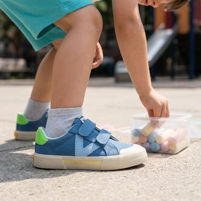 Victoria Tribu Minimalisata Lona Sneakers blauw - Maat 30