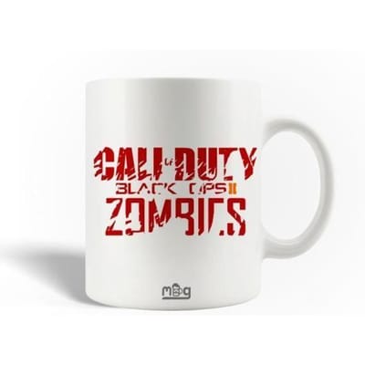 Mug - Call of Duty - Black Ops 2 - Céramique - 30cl - Rouge - Compatible lave-vaisselle