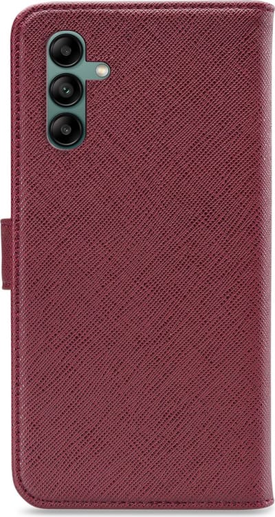 My Style Telefoonhoesje geschikt voor Samsung Galaxy A04s Hoesje | My Style Flex Wallet Bookcase Portemonnee | Pasjeshouder voor 3 Pasjes | Telefoonhoesje voor Pinpas / OV Kaart / Rijbewijs - Bordeaux | Bordeaux rood