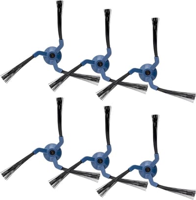 6 Stuks Vervangende zijborstel geschikt voor Eufy X10 Pro/ X10 Pro Omni-accessoires - Stofzuiger onderdeel - Zijborstels