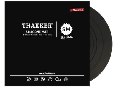 Antistatische Silicone Draaitafelmat - 3 mm dik - 298 mm diameter voor 12' draaitafel