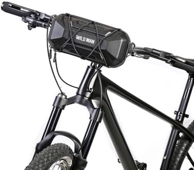 Waterdichte Fietstas voor Stuur en Topbuis met 4-Kleurige Elastische Straps