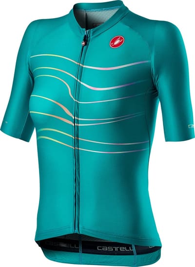 Castelli Fietsshirt korte mouwen Dames Turquoise  - AERO PRO W JERSEY TURQUOISE GREEN -   L