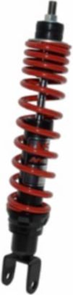 Schokbreker YSS DTG Hybrid S Piaggio / Gilera / Vespa / Derbi 300mm Zwart/Rood