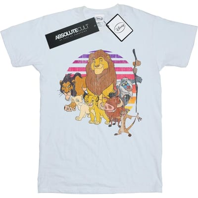Disney Heren The Lion King Pride Familie T-shirt (Wit)