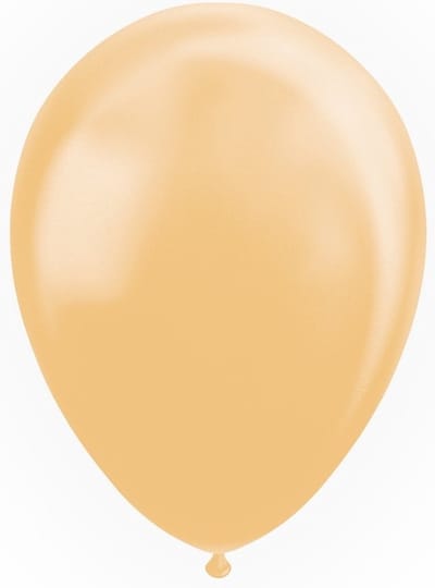 50 Pastel peach macaron ballonnen perzik – 12 inch-33cm.