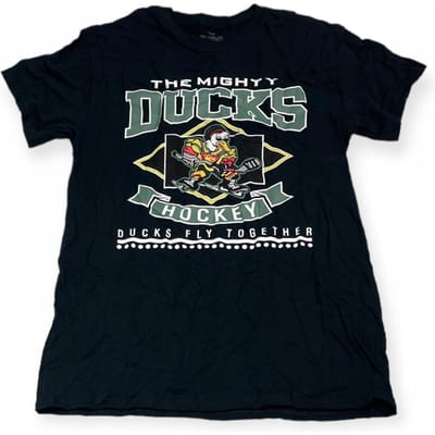 Koszulka T-shirt męski okrągły dekolt SPENCER'S THE MICHTY DUCKS S gray