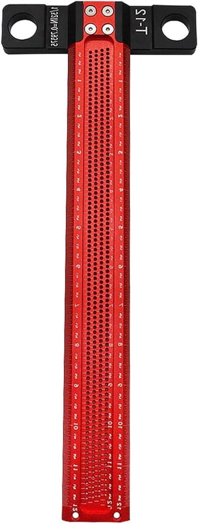 Vierkante Liniaal - Houtbewerkingsgereedschap - Precies Markeren - Aluminium Legering - 30 cm - Zilver
