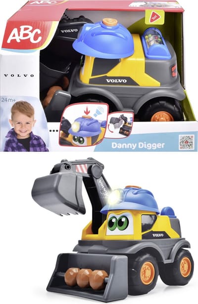 Simba - ABC - Danny Digger - Graafmachine - Vanaf 2 jaar - Volvo