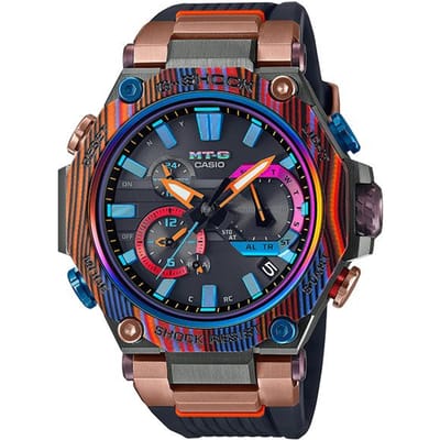 Casio Heren RVS 200M Waterbestendig Kwarts Horloge MTG-B2000XMG-1A grijze kleur
