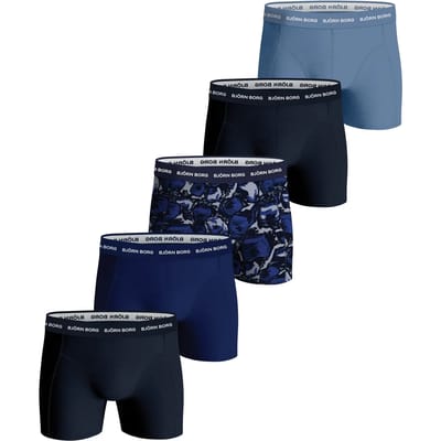 Björn Borg Cotton Stretch boxers - heren boxers normale lengte (5-pack) - multicolor