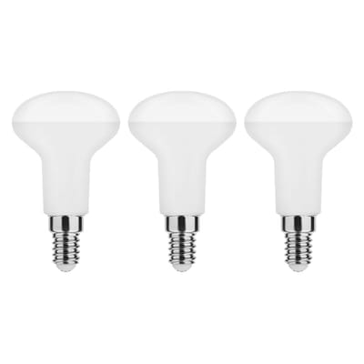 Modee E14 LED Lamp 4.9W - 470lm - 6000K - Daglicht Wit - LED Spot R50 - Vervangt 40W Halogeen Gloeilamp - 3 stuks