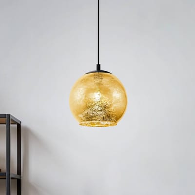 EGLO Albaraccin Hanglamp - E27 - Ø 19.5 cm - Zwart