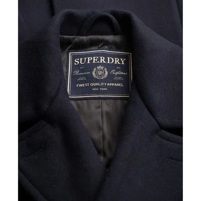 Superdry - The Merchant Store - Wollen Pea Coat - Heren - Jassen