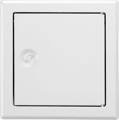 Inspectie Deur - Toegangsdeur Luik - Toegang Afsluiten - Vierzijdige Sluiting - 15x20 cm - Wit