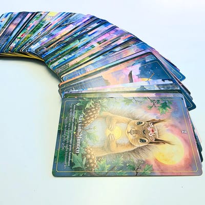 Bloemenmaan Tarot - Spiritualiteit 1111 - 78 Tarotkaarten - Esoterisch - Spirituele groei & Intuïtie - Nederlandstalig