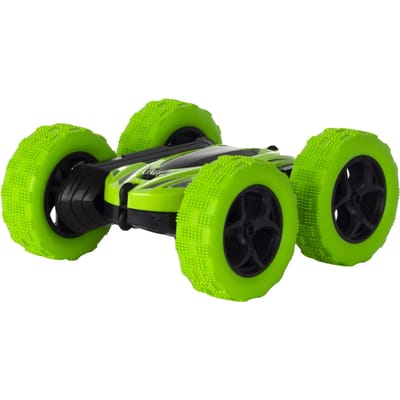 Wonky Cars RC Stunt Auto - Dubbelzijdig 360° rollen en draaien - Groen