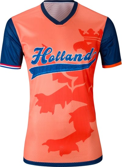 O.Leo - Oranje voetbal shirt Dames WK 2026 - Maat S - Ademend & 100% polyester - Sportieve pasvorm - Nederlands elftal shirt