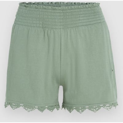O'Neill Essentials Ava Smocked Korte Broek groen