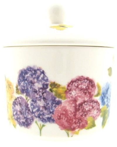 Lesser & Pavey Butterfly Blossom suikerpot porselein met deksel