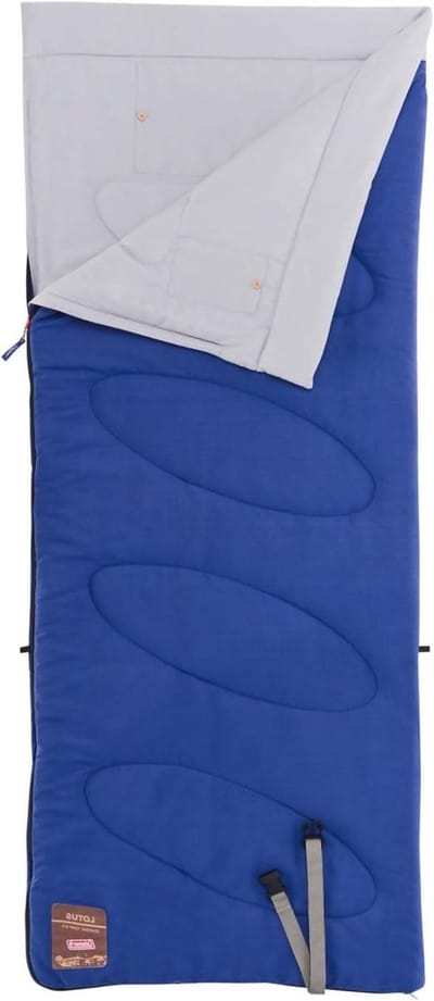 Rechthoekige Slaapzak - Kampeerzak - Zomer Kamperen - Lichtgewicht Ontwerp - 165 cm - Blauw