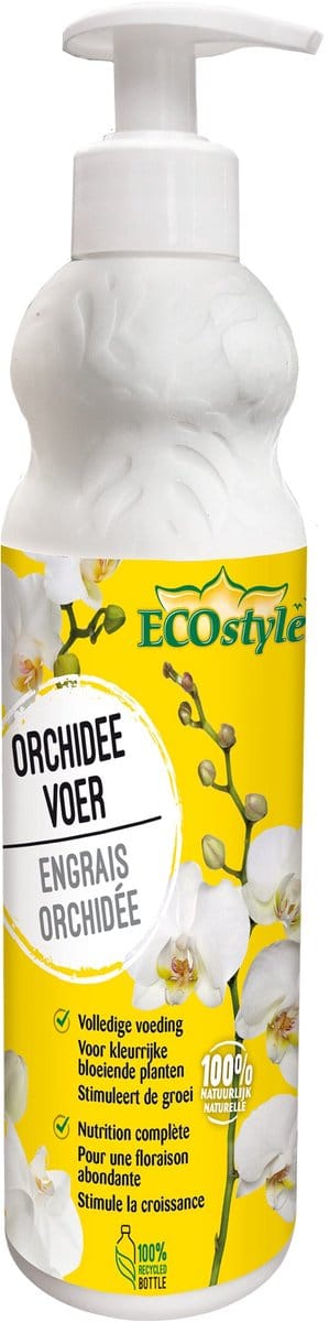 ECOstyle OrchideeVoer Organische Plantenvoeding - Intense & Kleurrijke Bloei - Speciaal voor OrchideeÃ«n - Gezonde Plant met Kleurrijke Bloei - 400 ML