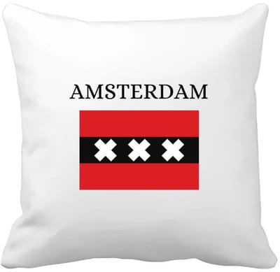 Akyol - amsterdam Kussen hoes - Amsterdam - amsterdammers - amsterdam liefhebbers - vlag xxx - hoofdstad nederland - 40 bij 40 cm