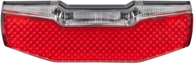 AXA Blueline Steady Achterlicht – LED Fietsverlichting – Dynamo – Steady Functie – 600 m Zichtbaarheid – 50 mm Montage – Zijzichtverlichting – Rood