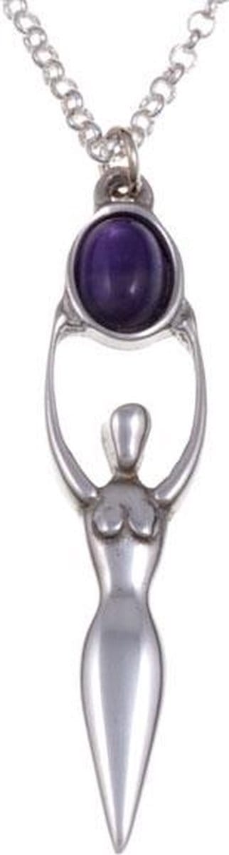 Goddess Hanger met Amethis, Fantasy Sieraden,