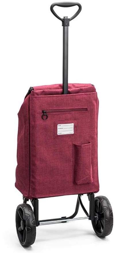 Puccini Shopping Trolley Boodschappentrolley - 2 Wiel - Boodschappenwagen - Rood