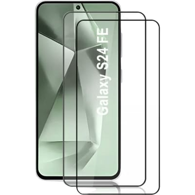 Amorus Samsung Galaxy S24 FE Duo Pack Gehard Glas Screenprotector Transparant
