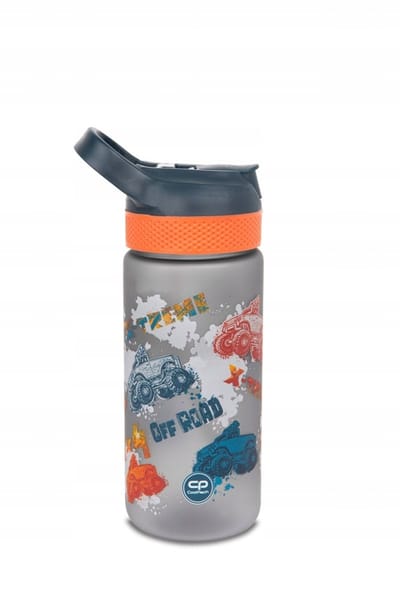 CoolPack Bibby Bidon 420 ml met Rietje en Handvat - Vrolijk Design