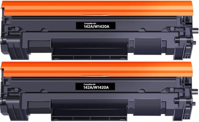 Huismerk geschikt voor HP 142A / W1420A XL Toners - 2X Zwart - M110W -M139W - M140W - M141A - M141W