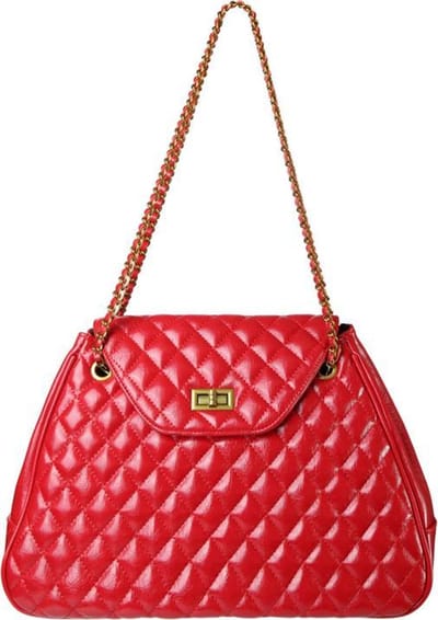 Shopper Checkered Rood