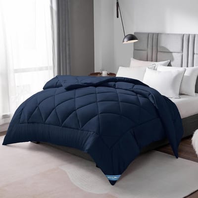 Dekbed 240x220 - 2 Persoons 4 Seizoenen - Wasbaar - Extra Zacht - Blauw