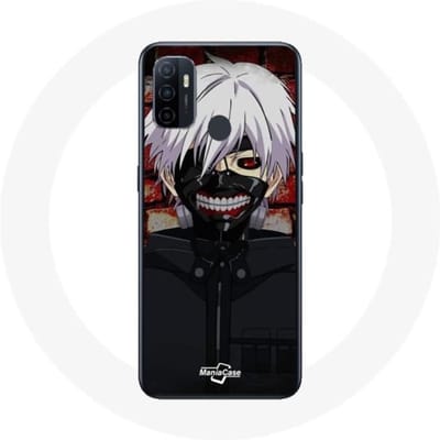 Coque Oppo A53 Tokyo Ghoul Kaneki Ken Masque Japonais Anime