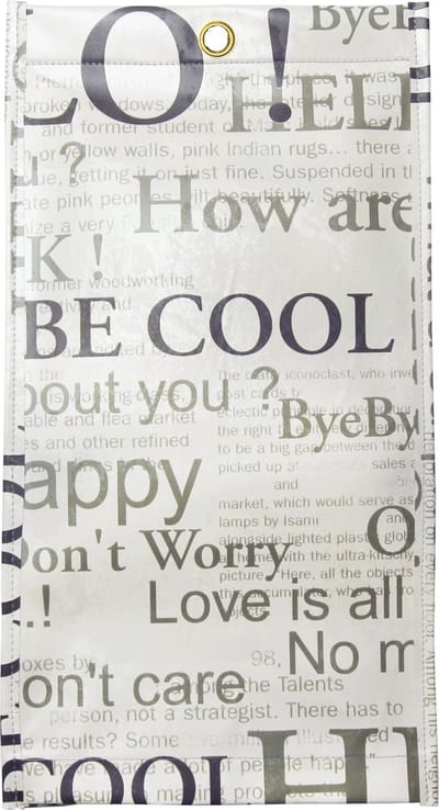 VSBV Design - Hoes Blusdeken - Words