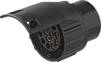 VCTparts® Trailerstekker Adapter Verloopstuk van 13 naar 7 Polig PVC [Aanhanger - Caravan - Trailer]