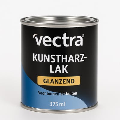 Vectra Kunsthars Lak – Hoogglans – Mosgroen – 750 ml - 3 stuks