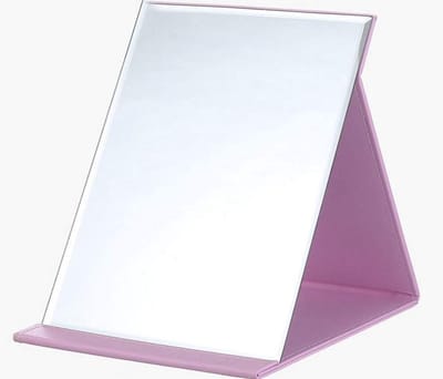 Grote Opvouwbare Spiegel, Draagbaar en Super HD, Ideaal voor Make-up en Verzorging, 6.9 x 4.9 Inch