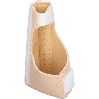 Hamerteen Corrector Fixatie Vermindert Stress Verwijderbare Aluminium Strip Verstelbare Klauwteen Right foot beige