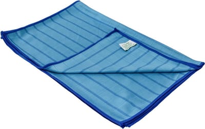 Bamboe Droogdoek - 40 x 50cm - Glashelder - 3stuks - Blauw