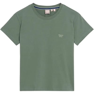 Superdry - Essential nauwsluitend T-shirt met logo - Dames - T-shirts
